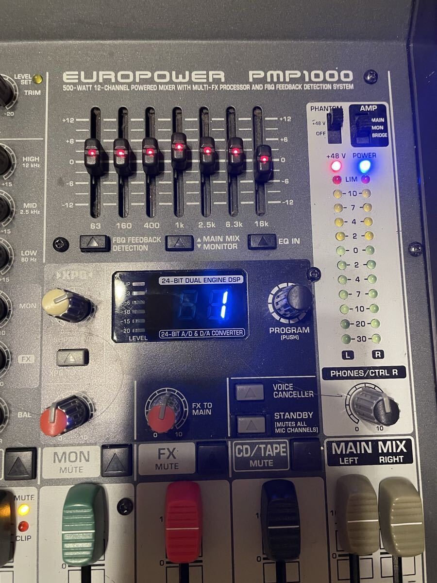 Behringer EUROPOWER PMP1000 パワードミキサー_画像7
