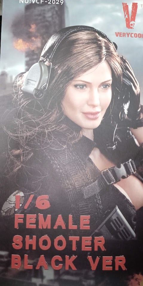 ベリークール(Verycool)　1/6 　フィメール シューター ブラック ver.2 VCF-2029　新品同様_画像1