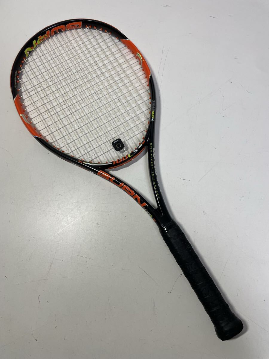 ◆Q63 送料無料 Wilson Burn 100LS (2015) 硬式テニスラケット テニスラケット ウィルソン バーン_画像2
