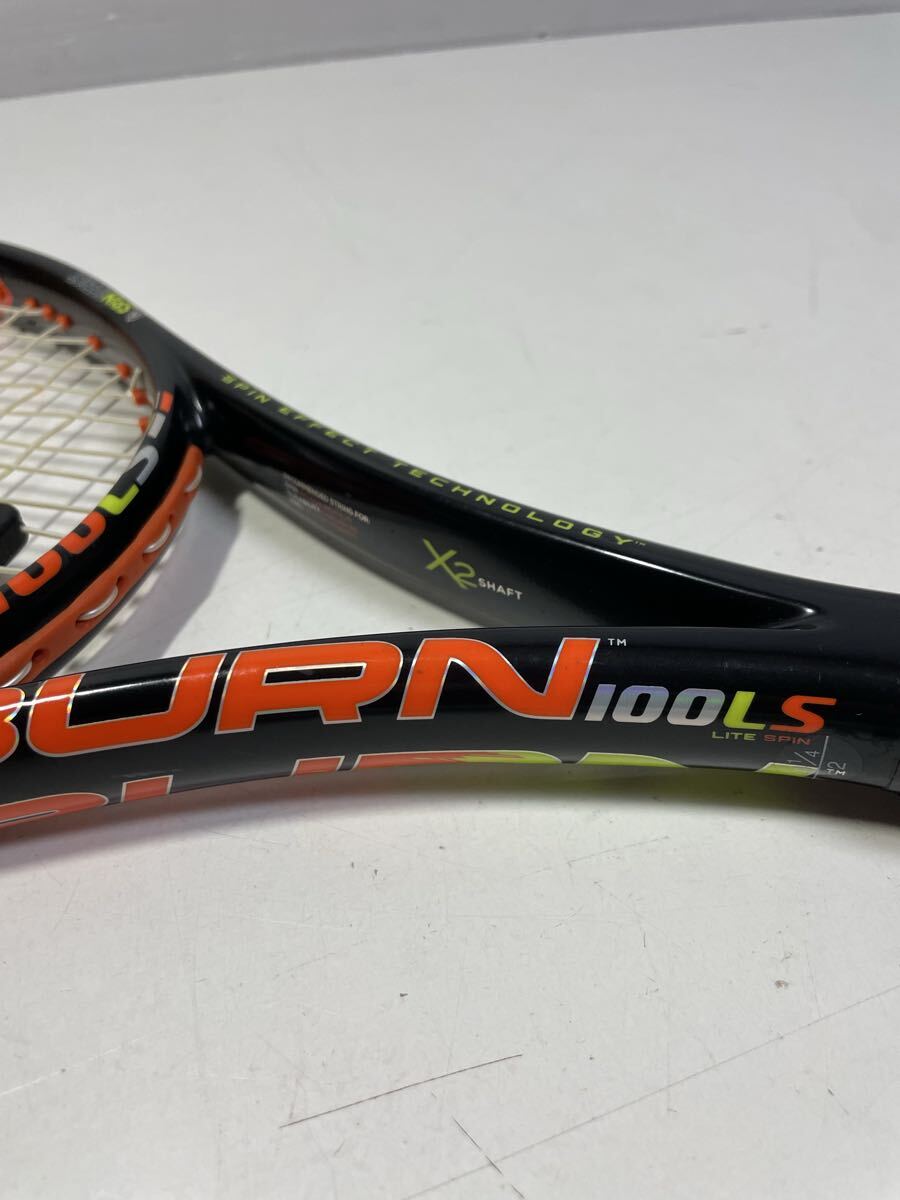 ◆Q63 送料無料 Wilson Burn 100LS (2015) 硬式テニスラケット テニスラケット ウィルソン バーン_画像7