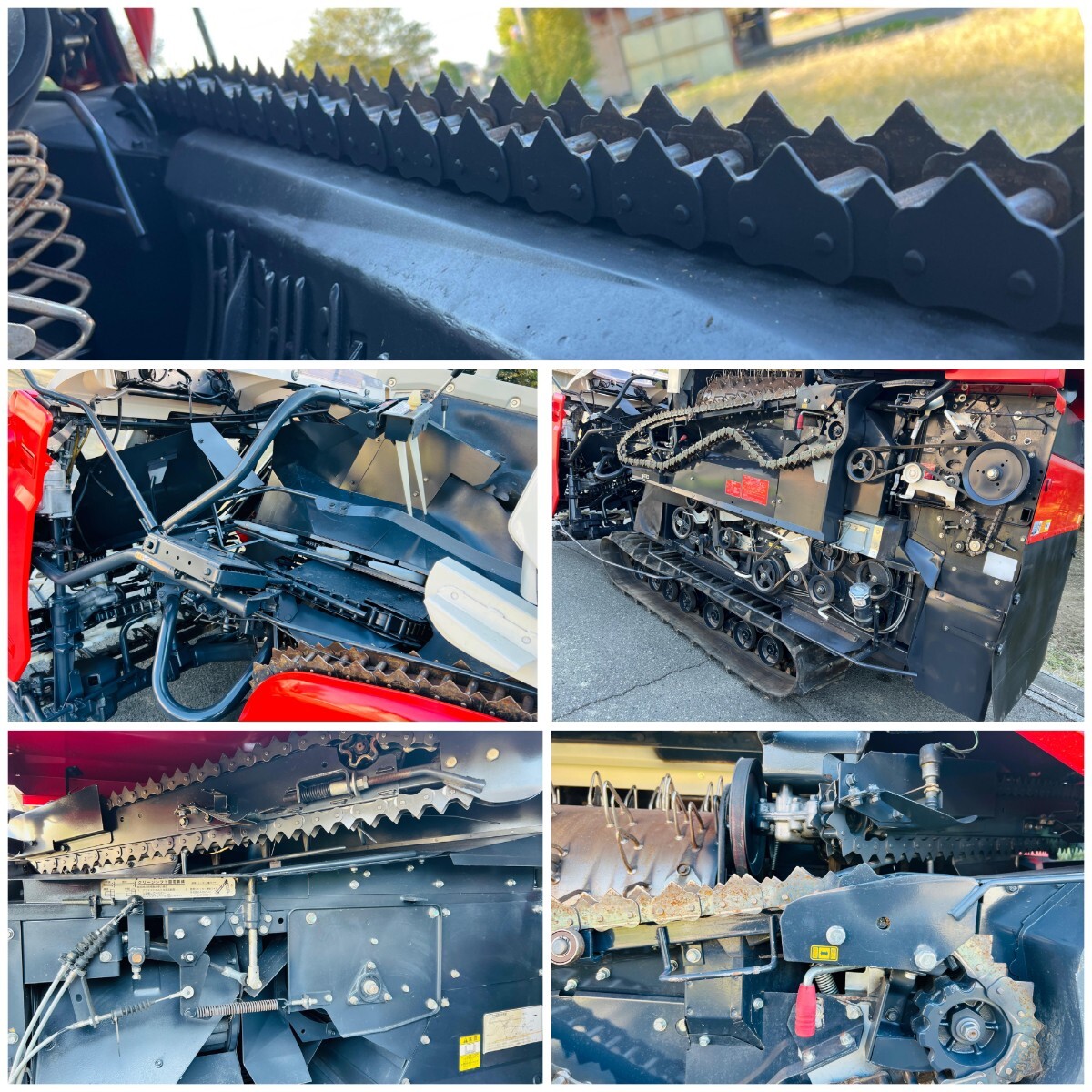 ■ヤンマー コンバイン ■YANMAR COMBINE ■型式 AG572 ■72馬力 ■5条刈 ■4PC ■アワメータ— 410 H ■ディーゼルエンジン_画像7