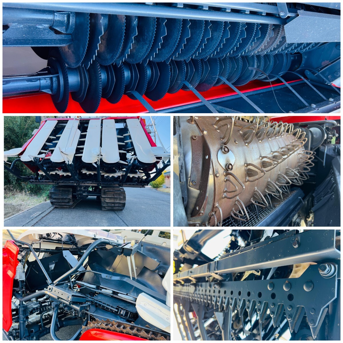 ■ヤンマー コンバイン ■YANMAR COMBINE ■型式 AG572 ■72馬力 ■5条刈 ■4PC ■アワメータ— 410 H ■ディーゼルエンジン_画像8