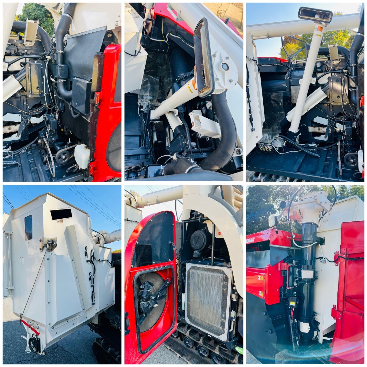 ■ヤンマー コンバイン ■YANMAR COMBINE ■型式 AG572 ■72馬力 ■5条刈 ■4PC ■アワメータ— 410 H ■ディーゼルエンジン_画像9