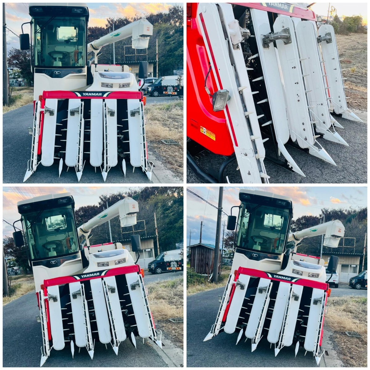■ヤンマー コンバイン ■YANMAR COMBINE ■型式 AG572 ■72馬力 ■5条刈 ■4PC ■アワメータ— 365 H■_画像6