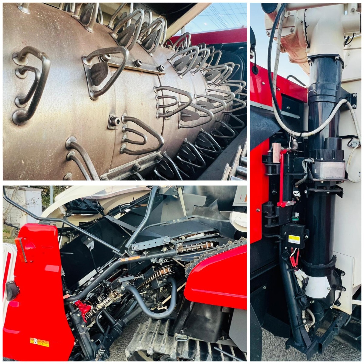 ■ヤンマー コンバイン ■YANMAR COMBINE ■型式 AG572 ■72馬力 ■5条刈 ■4PC ■アワメータ— 365 H■_画像8