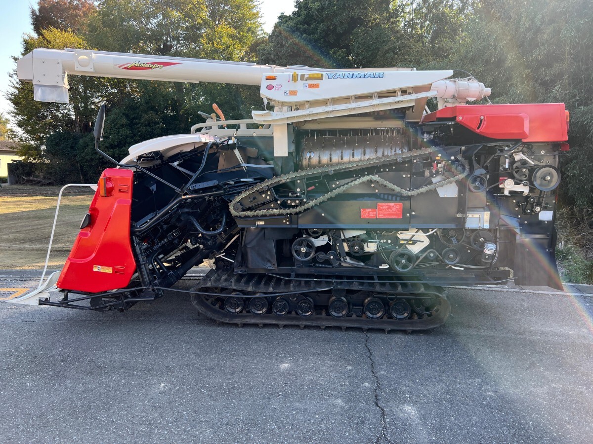 ■ヤンマー コンバイン ■YANMAR COMBINE ■型式 AG572 ■72馬力 ■5条刈 ■4PC ■アワメータ— 410 H ■ディーゼルエンジン_画像3