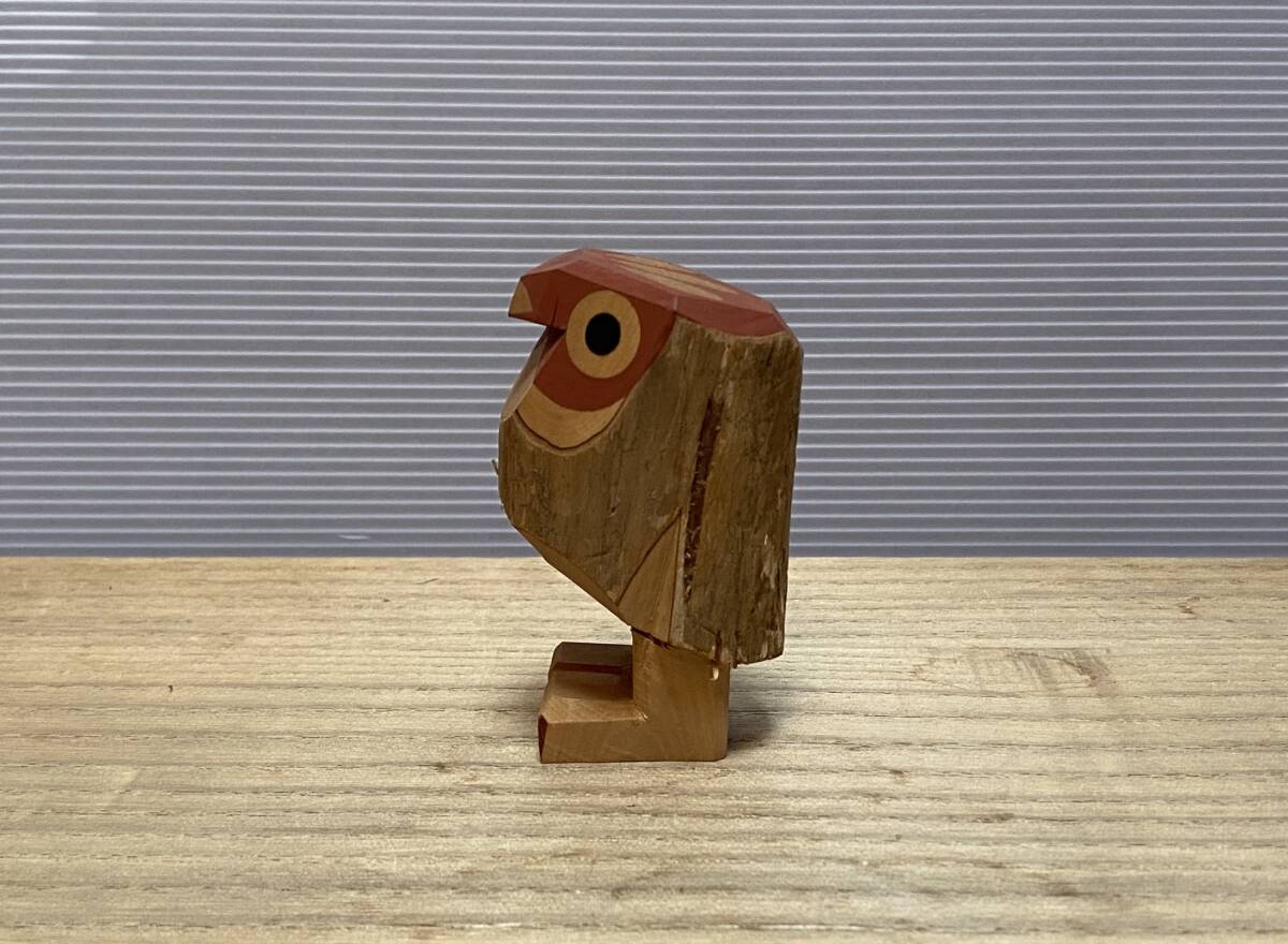 みみづく きしまやま 一刀彫 郷土玩具 伝統工芸 昭和レトロ_画像2