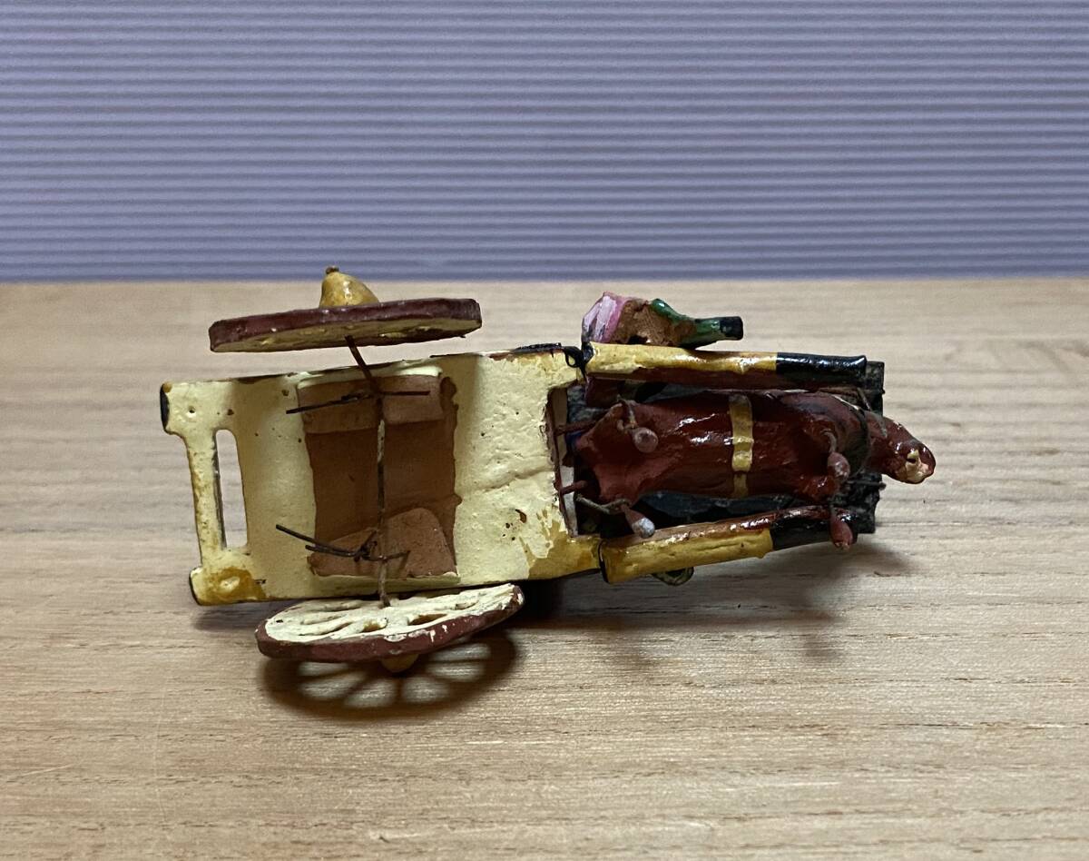 古い 中国人 幌馬車 支那 唐人 土人形 泥人形 時代 工芸 郷土 玩具 伝統_画像7