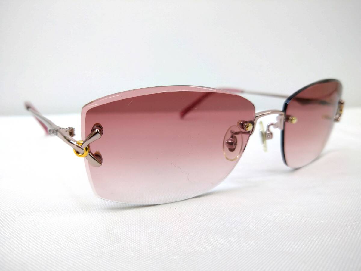 T-291 новый товар не использовался хранение товар солнцезащитные очки очки бренд NINA RICCI Nina Ricci 58*16 135 21g безграничный нет розовый серия wine red серия NR26017