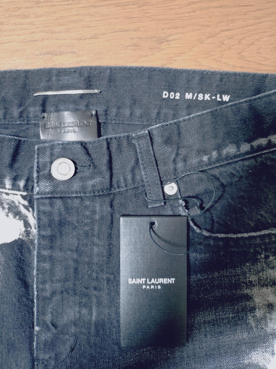 SAINT LAURENT サンローラン ジーンズ デニム ダメージ加工 サイズ31_画像3