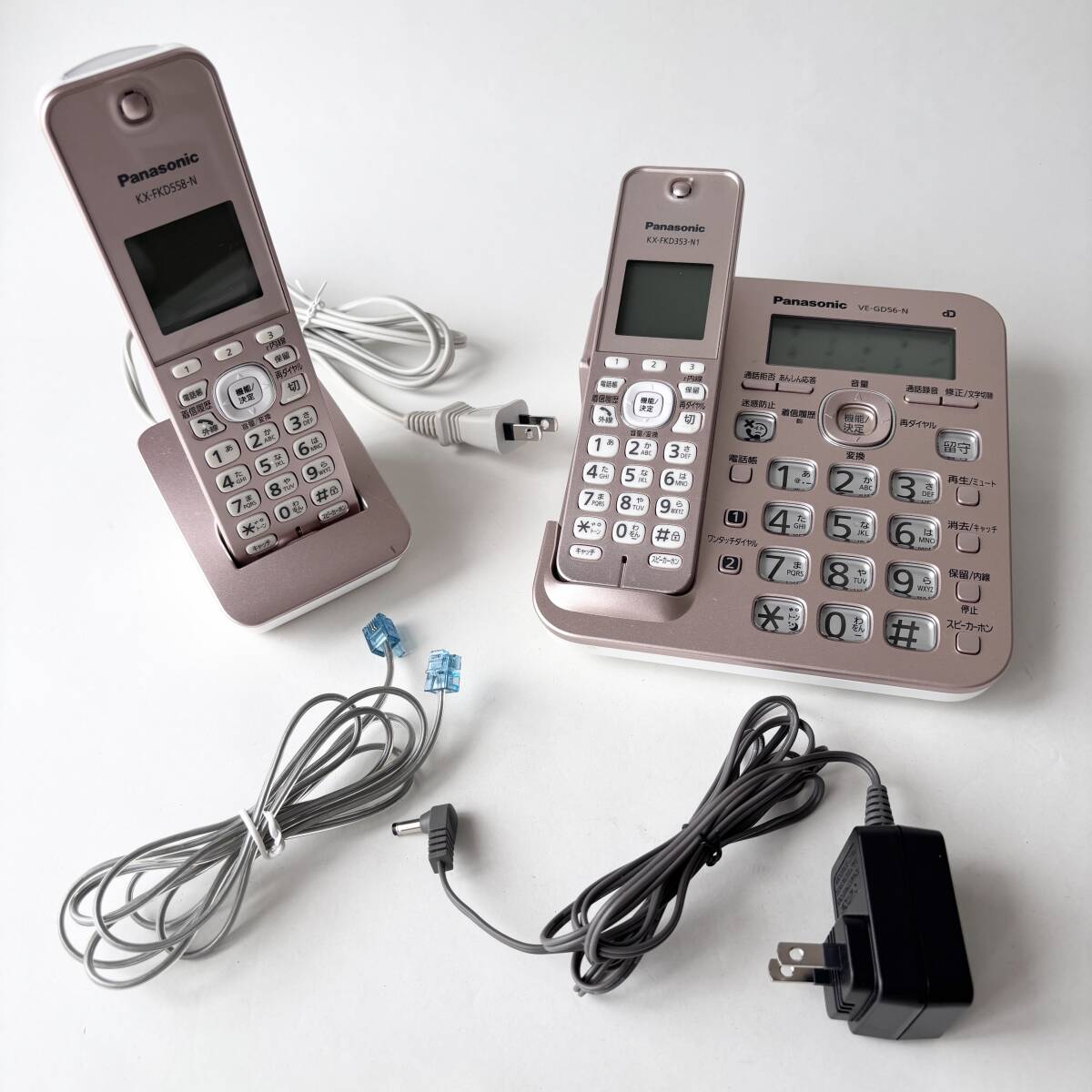 panasonic パナソニック コードレス電話機(子機1台付き) VE-GD56DL-N_画像1