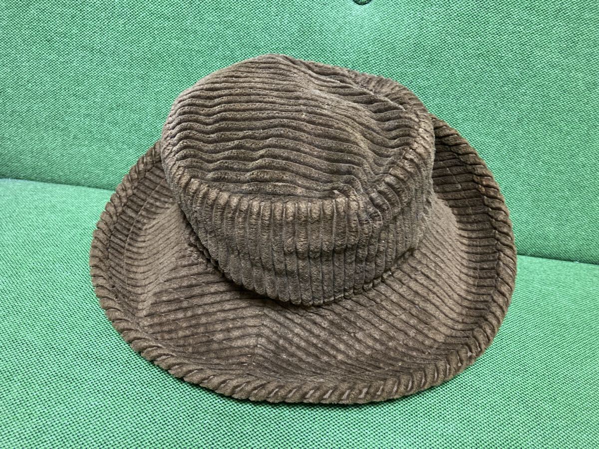 90s ビンテージ　goodenough グッドイナフ　コーデュロイハット　帽子　ハット　希少_画像1