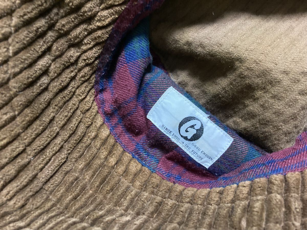 90s ビンテージ　goodenough グッドイナフ　コーデュロイハット　帽子　ハット　希少_画像3