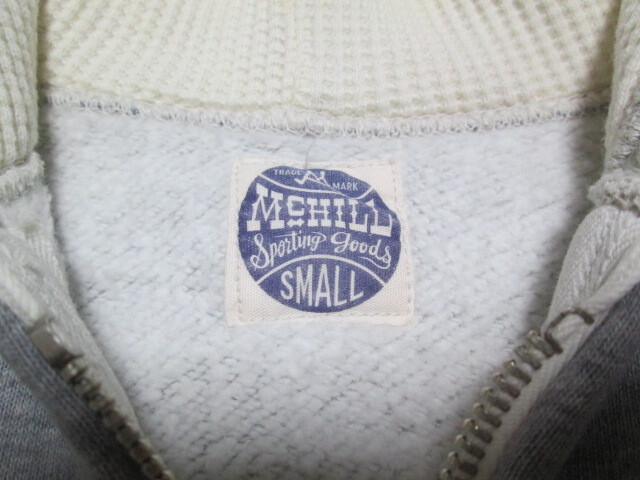 TOYS McCOY トイズマッコイ TOYSMcCOY フルジップスウェットパーカー McHILL スウェット S パーカー グレー カタログ_画像5