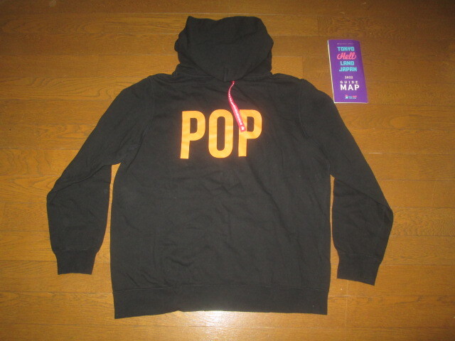 良好 キューン CUNE スウェット パーカー POP うさぎ きゅーん XL ウサギ ブラック 黒_画像2