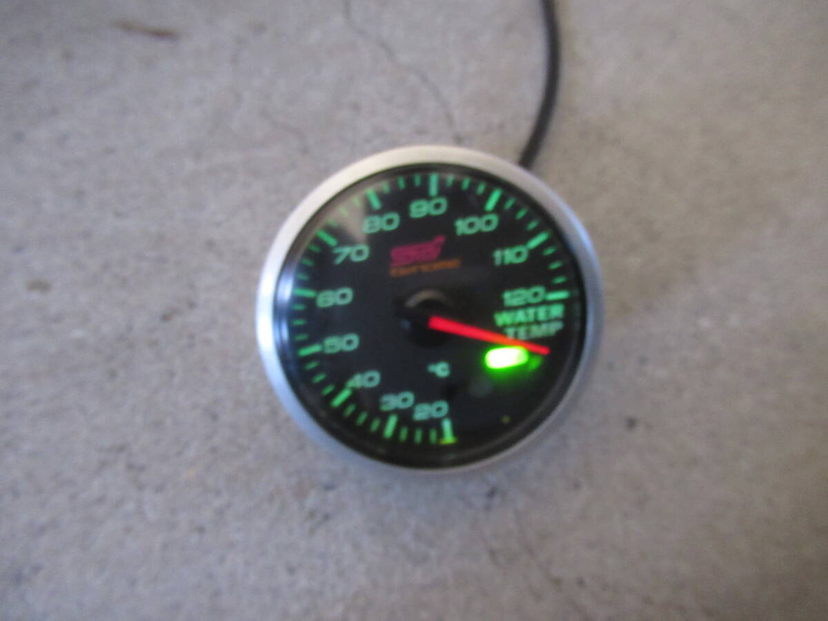 SUBARU STI Genome レーシングメーター Defi メーター 水温計 ウォーターテンプ ジャンク品 当時物 スバル ゲノム インプレッサ WRX_画像8