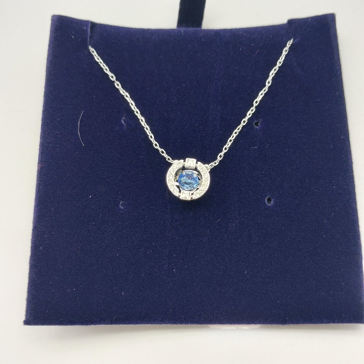 2112@スワロフスキー ネックレス 5279425 SPARKLING DANCE スパークリング ダンス シルバー ブルー レディース【0924】_画像5
