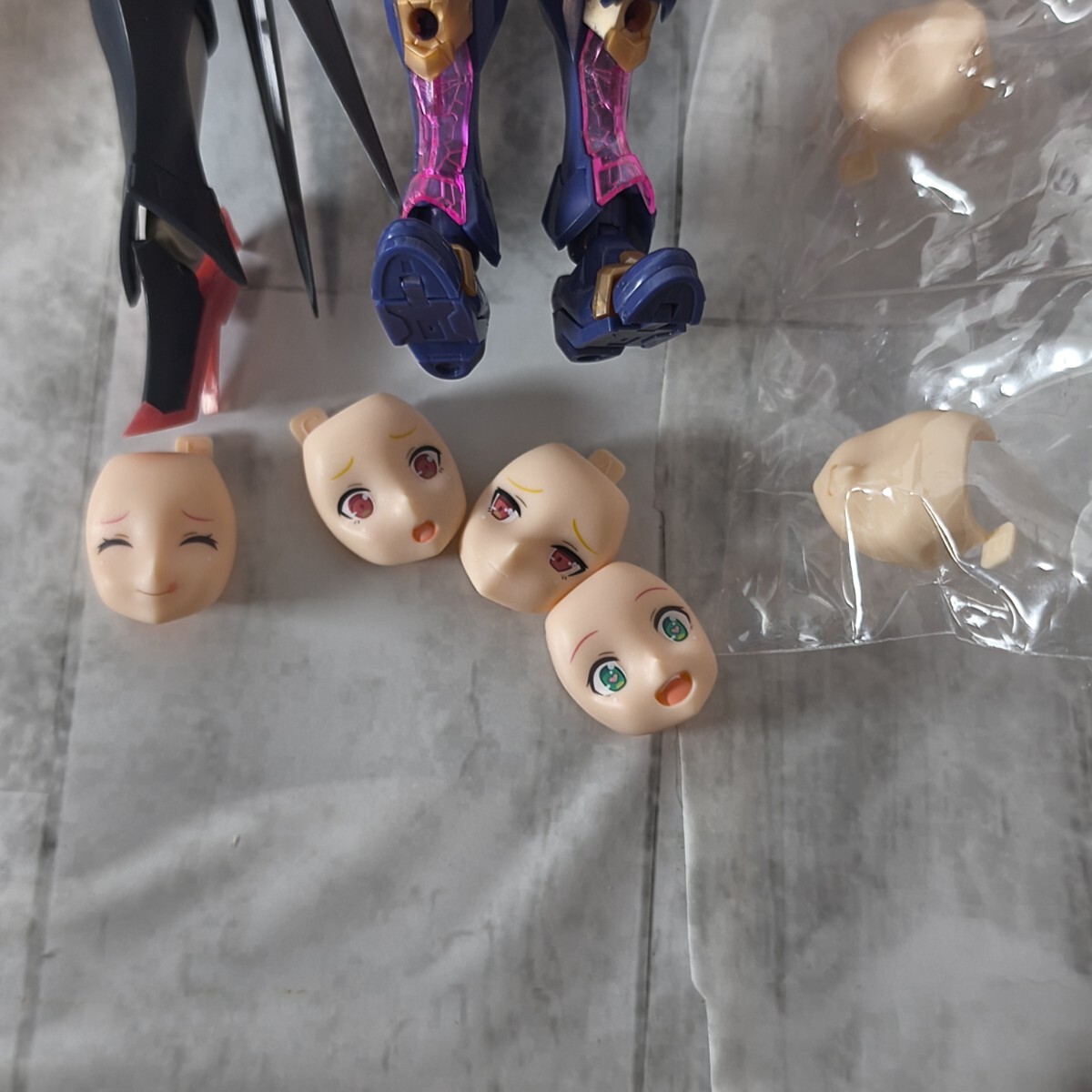 【ジャンク　パーツ取り用】コトブキヤ美プラ3体　メガミデバイス ランチャー ＆ ランサー　フレームアームズ・ガール アヤツキ_画像10