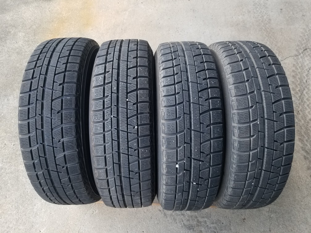 送料込！バリ山：中古 ヨコハマ アイスガード iG50・プラス混在 195/65R15 中古 4本セット ヴィクシー ノア セレナ ステップワゴン _画像1