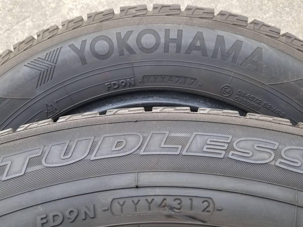 送料込！バリ山：中古 ヨコハマ アイスガード iG50・プラス混在 195/65R15 中古 4本セット ヴィクシー ノア セレナ ステップワゴン _画像4