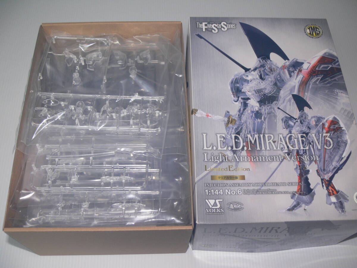 IMS 「1/144 L.E.D.ミラージュ V3 軽装仕様（限定版）」　ボークス　レッドミラージュ　FSS_画像4