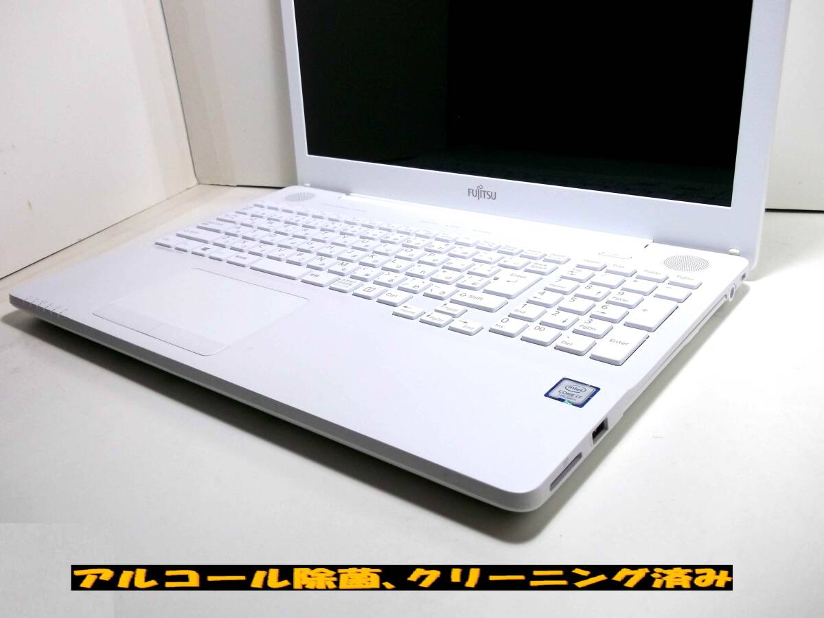 最強 ハイエンド Core i7 7700HQ☆富士通LIFEBOOK 新品SSD500GB メモリ20GB☆Type-C ONKYOサウンド Blu-ray☆最新Win11☆使用頻度少美品♪_画像3