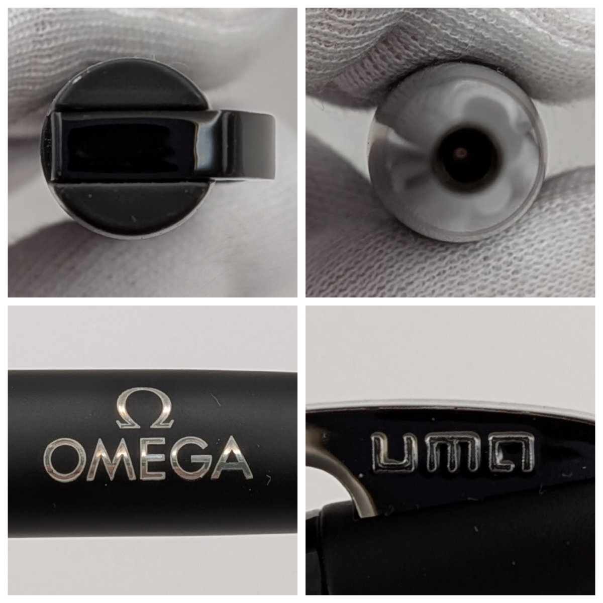 OMEGA/オメガ/ツイスト式/ロゴ/マット/ブラックカラー/箱付/ボールペン/文房具/筆記用具/L097_画像4