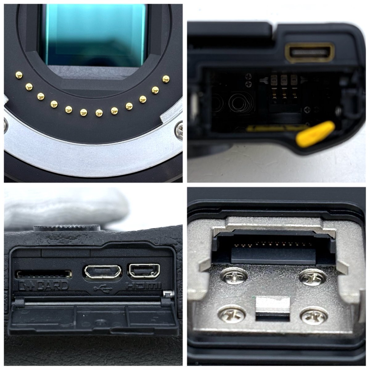 1円～/Nikon/ニコン/1/V3/ブラック/ボディ/付属品付/GR-N1010/DF-N1000/デジタルカメラ/ミラーレス一眼/ジャンク/X054_画像5