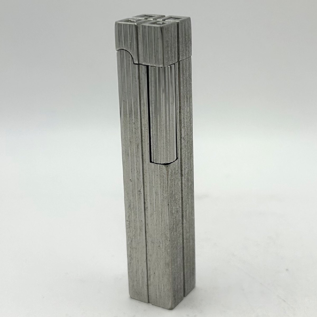 GIVENCHY/ジバンシイ/ジバンシー/3800/スリム/シルバーカラー/ガスライター/煙草/喫煙具/火花OK/ジャンク/P078_画像1