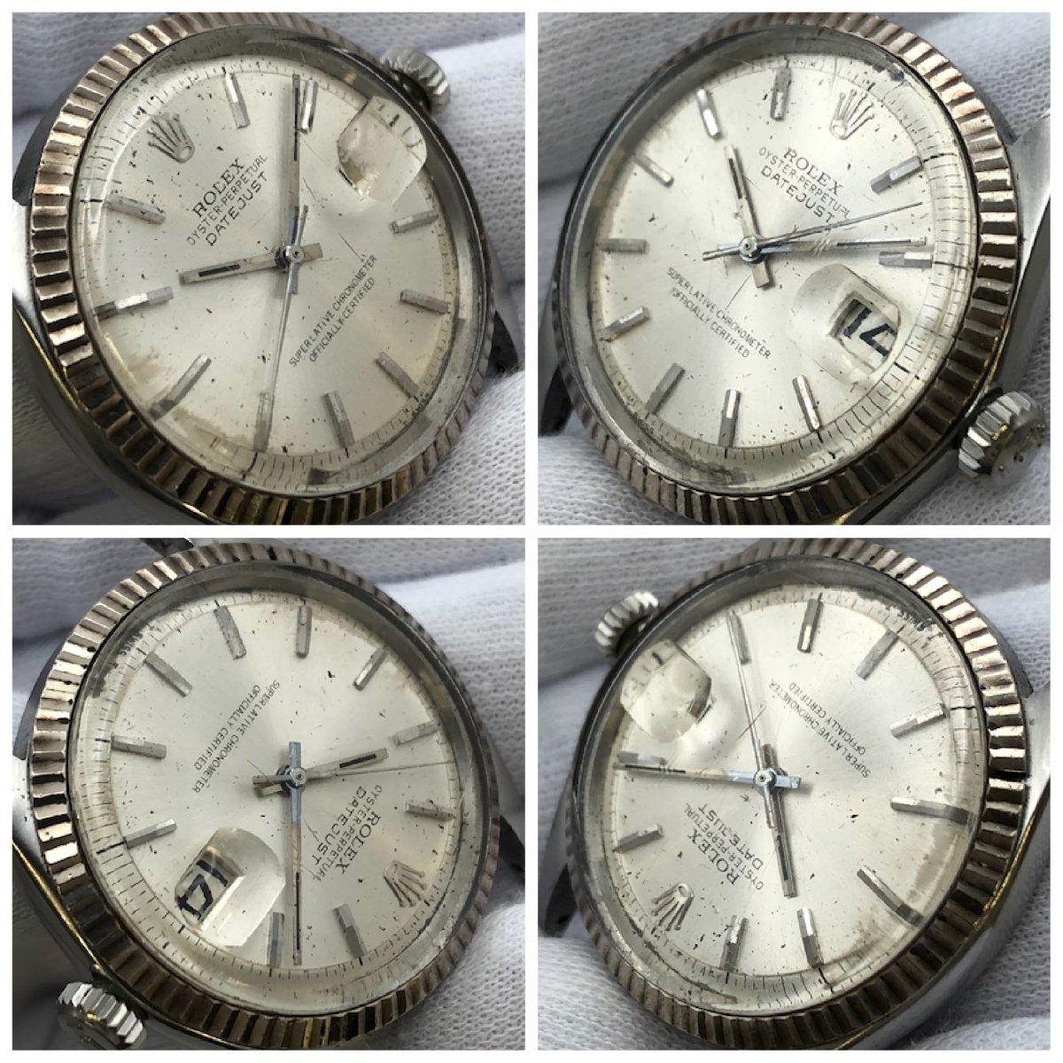 1円～/ROLEX/ロレックス/DATEJUST/デイトジャスト/OYSTER PERPETUAL/Ref.1601/23番台/Cal.1570/自動巻/メンズ腕時計/稼動品/ジャンク/S077_画像5