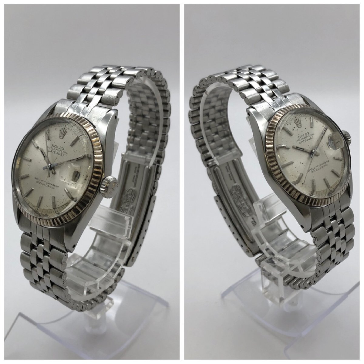 1円～/ROLEX/ロレックス/DATEJUST/デイトジャスト/OYSTER PERPETUAL/Ref.1601/23番台/Cal.1570/自動巻/メンズ腕時計/稼動品/ジャンク/S077_画像3