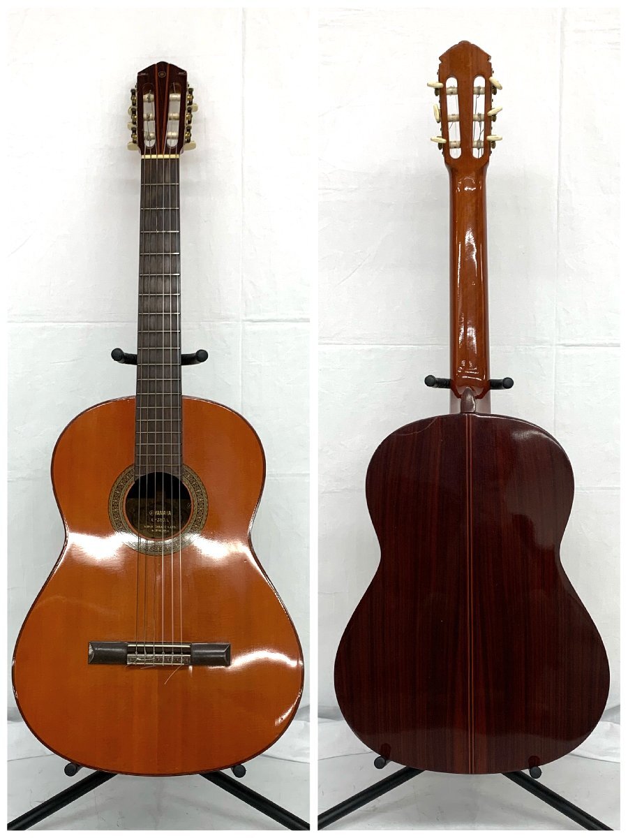 1円～/YAMAHA/ヤマハ/G-280A/クラシックギター/アコースティックギター/日本製/付属品付/アンティーク/ヴィンテージ/楽器/ジャンク/TH043_画像2