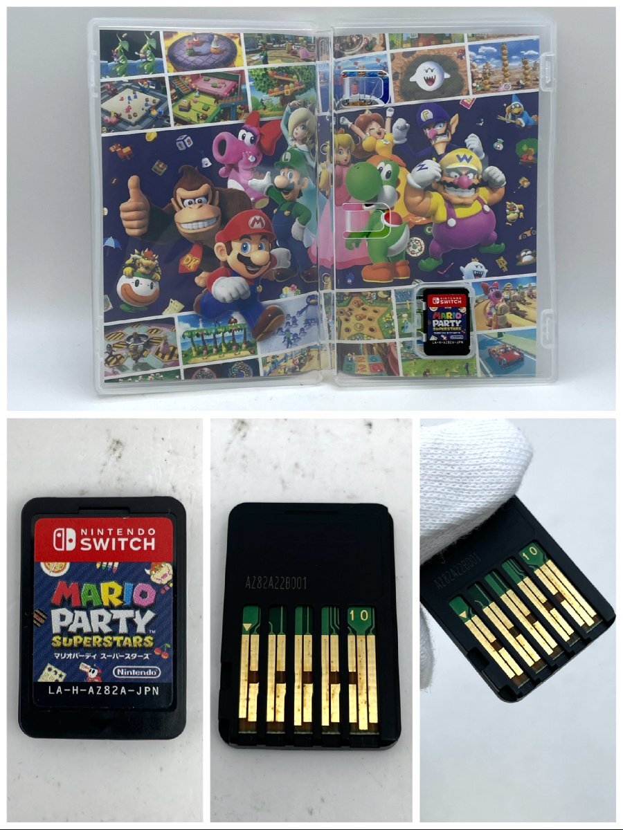 1円~/Nintendo/ニンテンドー/任天堂/マリオパーティ/スーパースターズ/Switch/スイッチ/ゲーム/ソフト/動作確認済/ジャンク/R133_画像4