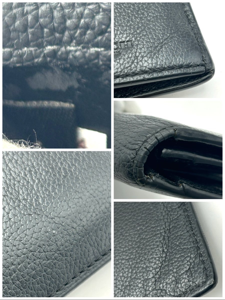 COACH/コーチ/ブレストポケットウォレット/レザー/ブラックカラー/長財布/財布/札入れ/カード入れ/メンズ/レディース/P085_画像10