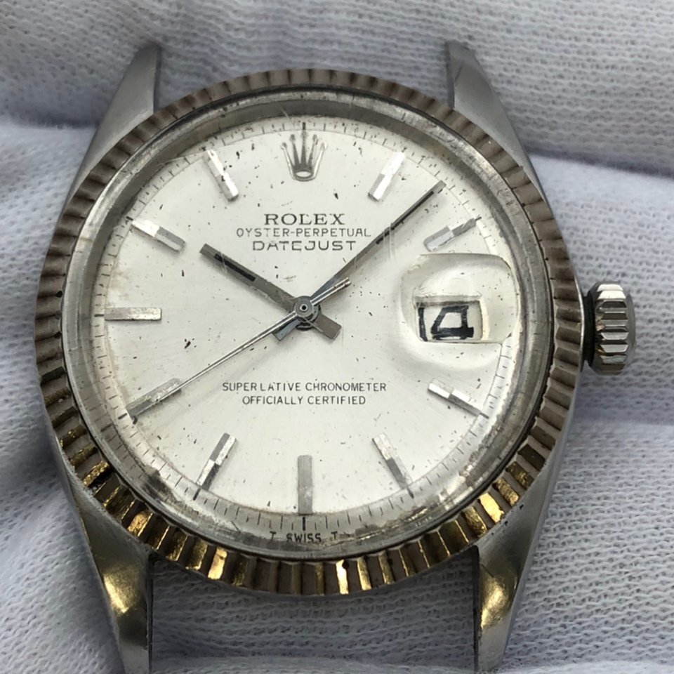 1円～/ROLEX/ロレックス/DATEJUST/デイトジャスト/OYSTER PERPETUAL/Ref.1601/23番台/Cal.1570/自動巻/メンズ腕時計/稼動品/ジャンク/S077_画像4