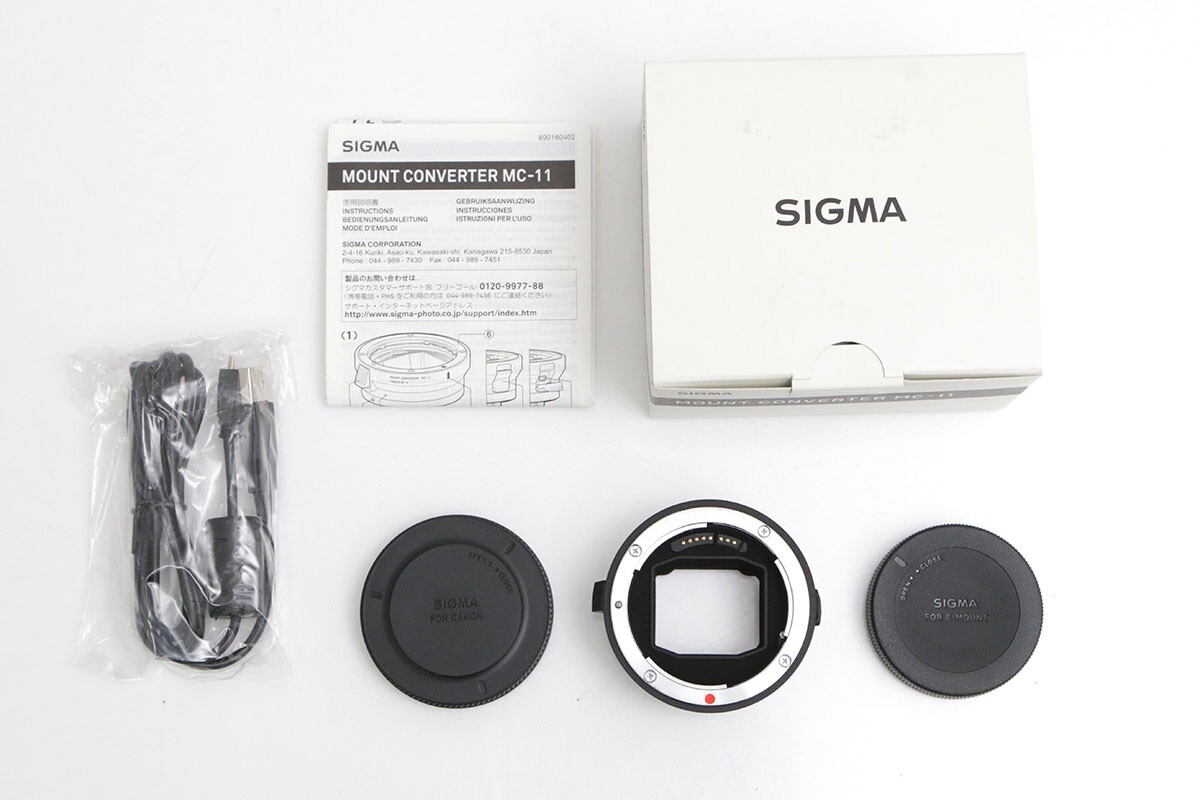 【全額返金保証】美品｜シグマ MOUNT CONVERTER MC-11 CANON EF-E ソニー用 CA01-B3504-2D3_画像2