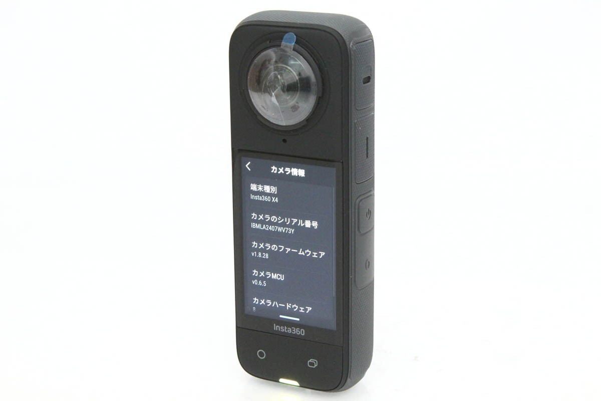 【全額返金保証】美品｜Insta360 X4 [ブラック]（純正予備バッテリー付属） CA01-R3026-2F3_画像3