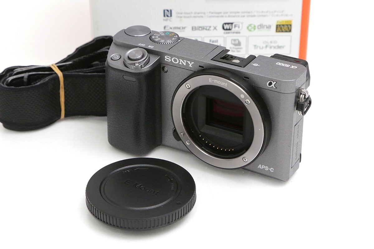 [ вся сумма возвращение денег гарантия ] хорошая вещь l Sony α6000 ILCE-6000 корпус [ graphite серый ]( сенсор чистка settled ) CA01-B3597-2S2