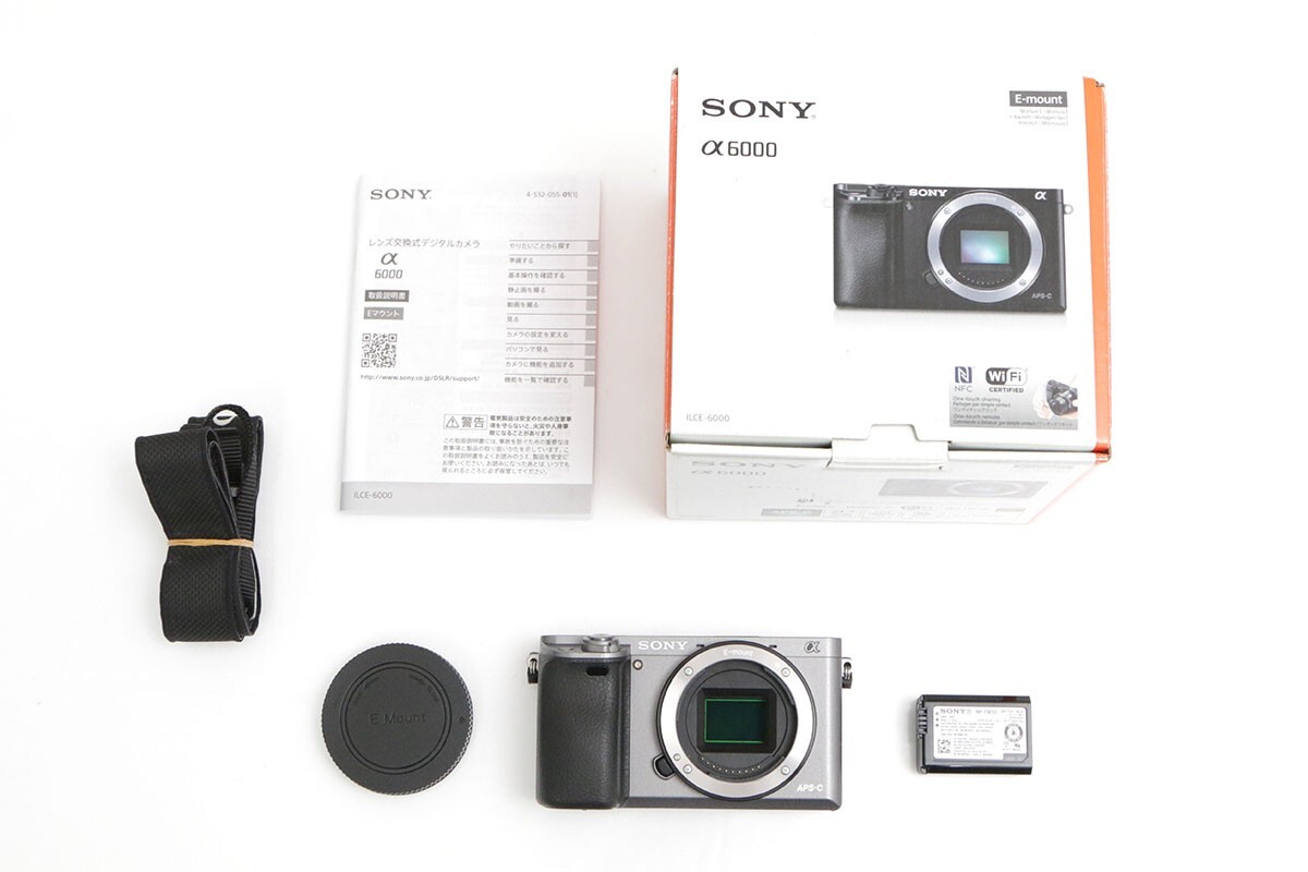 [ вся сумма возвращение денег гарантия ] хорошая вещь l Sony α6000 ILCE-6000 корпус [ graphite серый ]( сенсор чистка settled ) CA01-B3597-2S2