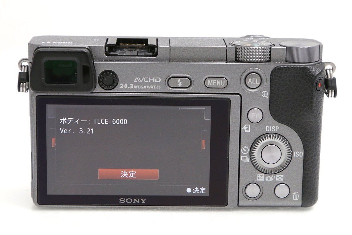 [ вся сумма возвращение денег гарантия ] хорошая вещь l Sony α6000 ILCE-6000 корпус [ graphite серый ]( сенсор чистка settled ) CA01-B3597-2S2