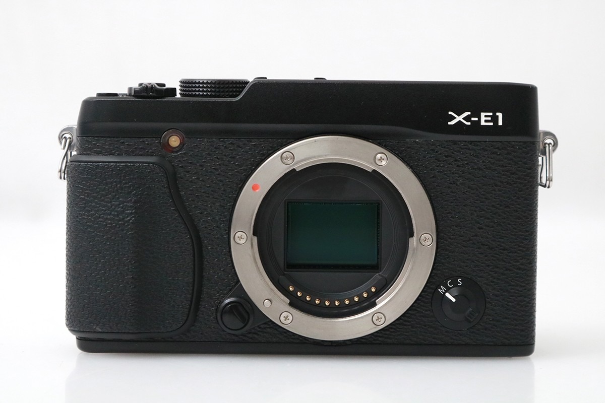 [ вся сумма возвращение денег гарантия ] хорошая вещь l Fuji Film X-E1 корпус черный ( оригинальный с дополнительным аккумулятором ./ сенсор чистка settled ) CA01-M4989-2P2B