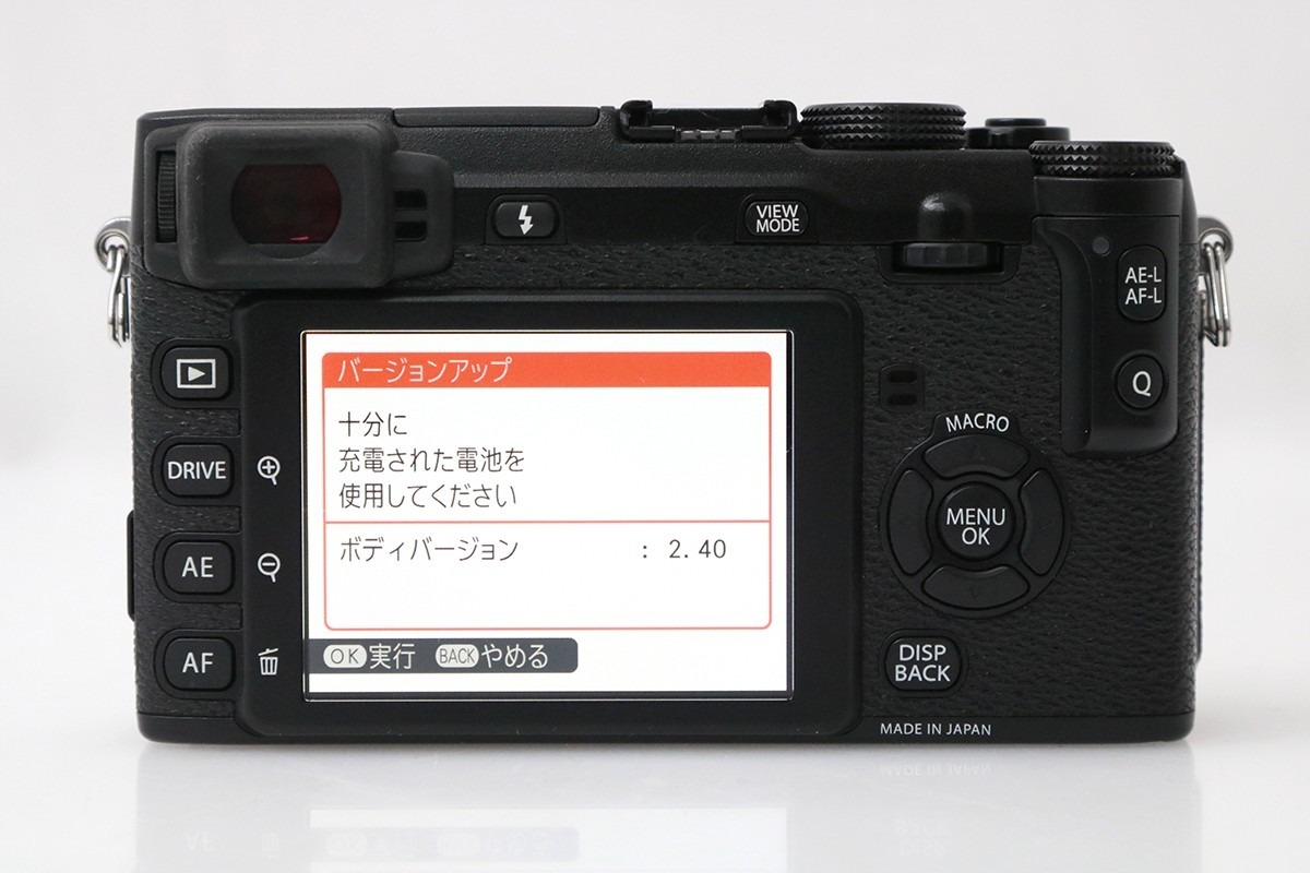 [ вся сумма возвращение денег гарантия ] хорошая вещь l Fuji Film X-E1 корпус черный ( оригинальный с дополнительным аккумулятором ./ сенсор чистка settled ) CA01-M4989-2P2B