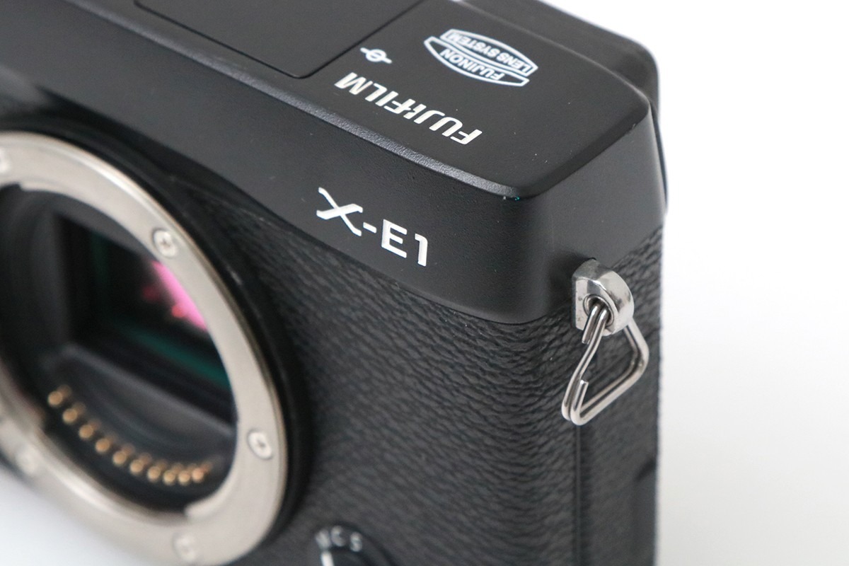 [ вся сумма возвращение денег гарантия ] хорошая вещь l Fuji Film X-E1 корпус черный ( оригинальный с дополнительным аккумулятором ./ сенсор чистка settled ) CA01-M4989-2P2B