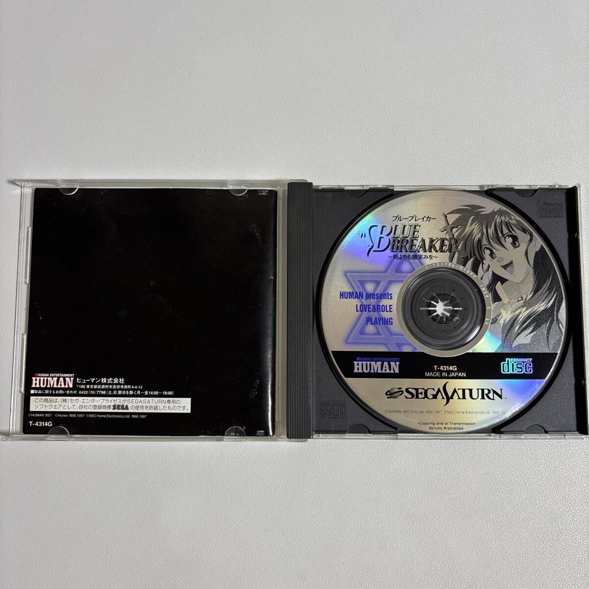 ブルーブレイカー 剣よりも微笑みを SS ソフト セガサターン BLUE BREAKER_画像2