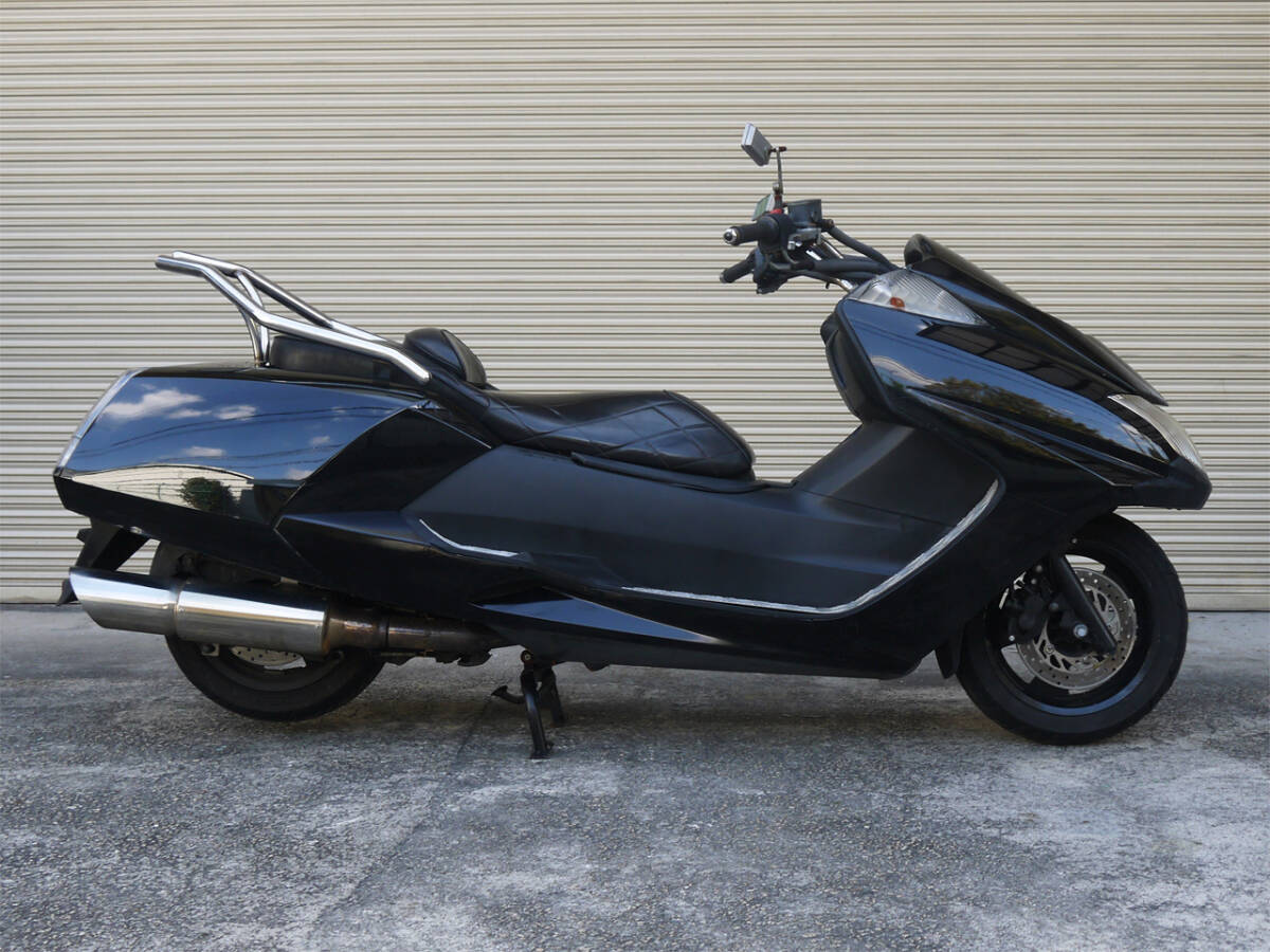 (大阪より) マグザム (SG17J) MAXAM！メタリックブラック！カスタム多数！ステンレスマフラー！_画像10