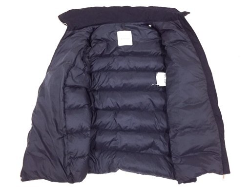 1 иен Moncler размер 1 TORCELLE GIUBBOTTO длинный рукав пуховик Zip выше внешний женский темно-синий серия 