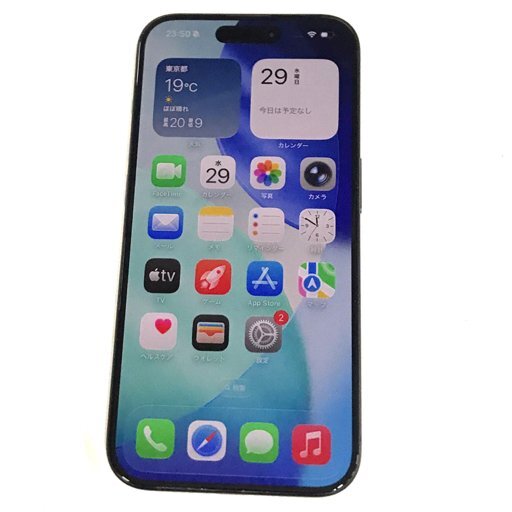 1 иен SIM свободный Apple iPhone 15 Pro MTUA3J/A A3101 128GB ограничение использования 0 электризация рабочее состояние подтверждено 