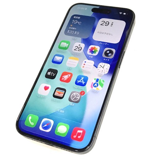 1 иен SIM свободный Apple iPhone 15 Pro MTUA3J/A A3101 128GB ограничение использования 0 электризация рабочее состояние подтверждено 