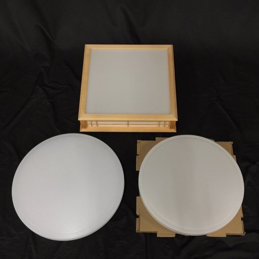 E-Bright LED 和風シーリングライト LE-W30D8K 他 シーリングライト 等 照明器具 3点セット_画像1