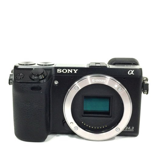 SONY NEX-7 SEL1855 E 3.5-5.6/18-55 OSS беззеркальный однообъективный объектив текущее состояние товар QN114-22